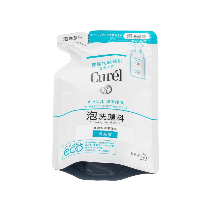 Curél Intensive Moisture Care Foaming Facial Wash Refill 130ml