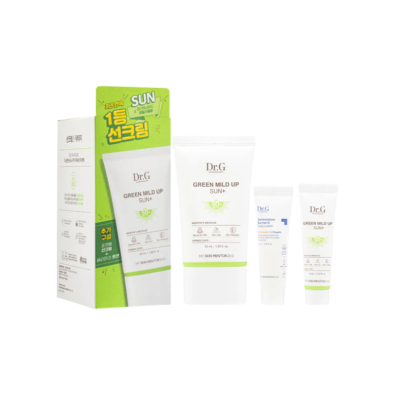 Dr.G Green Mild Up Sun+ SPF50+Pa++++ 50ml+10ml【Special Set 】