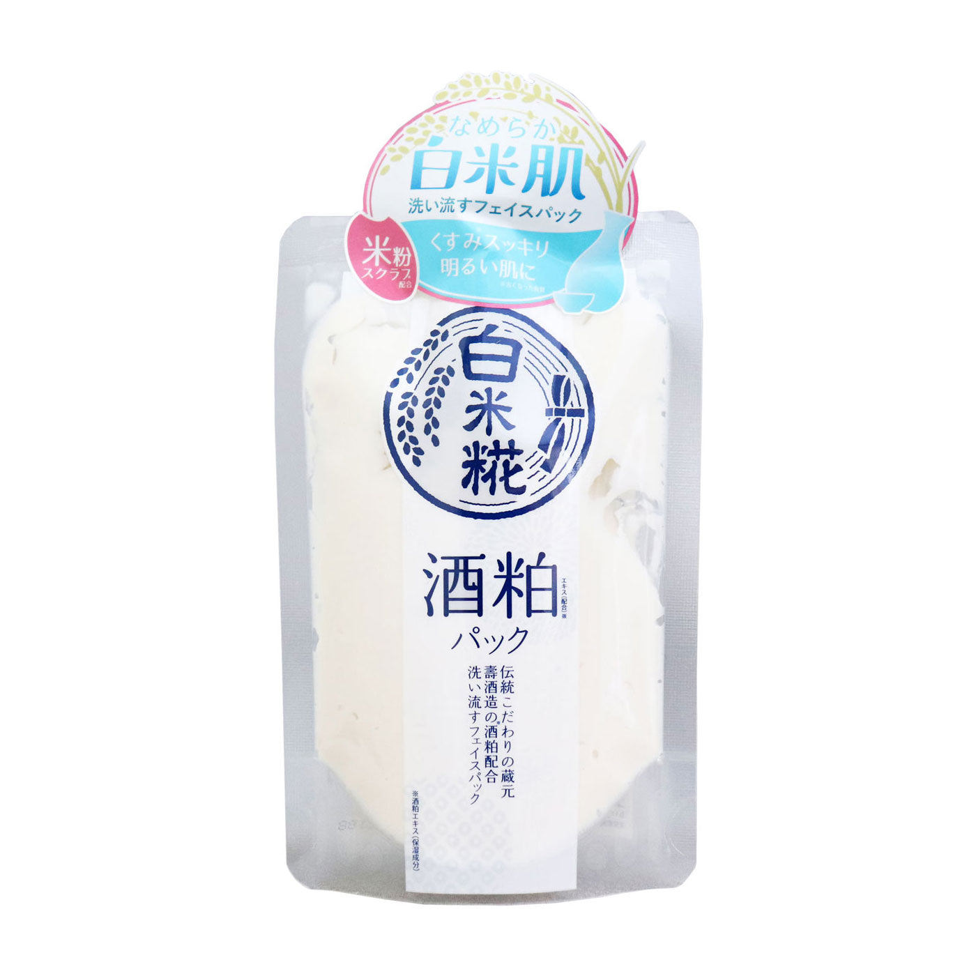Cosmetex Roland Japanese Sake Lees 白米糀 Wash off Facial Mask 170g
