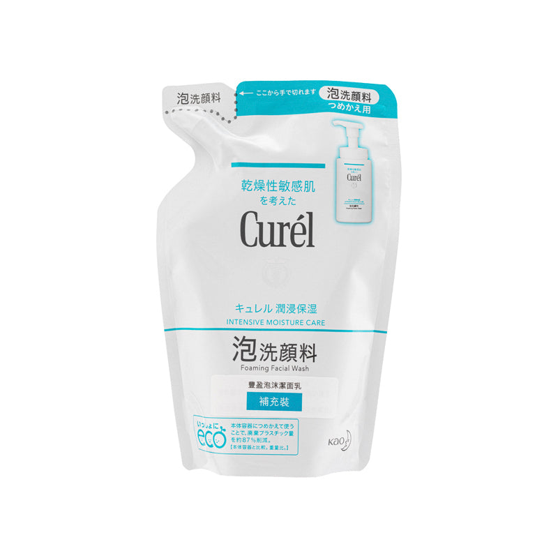 Curél Intensive Moisture Care Foaming Facial Wash Refill 130ml