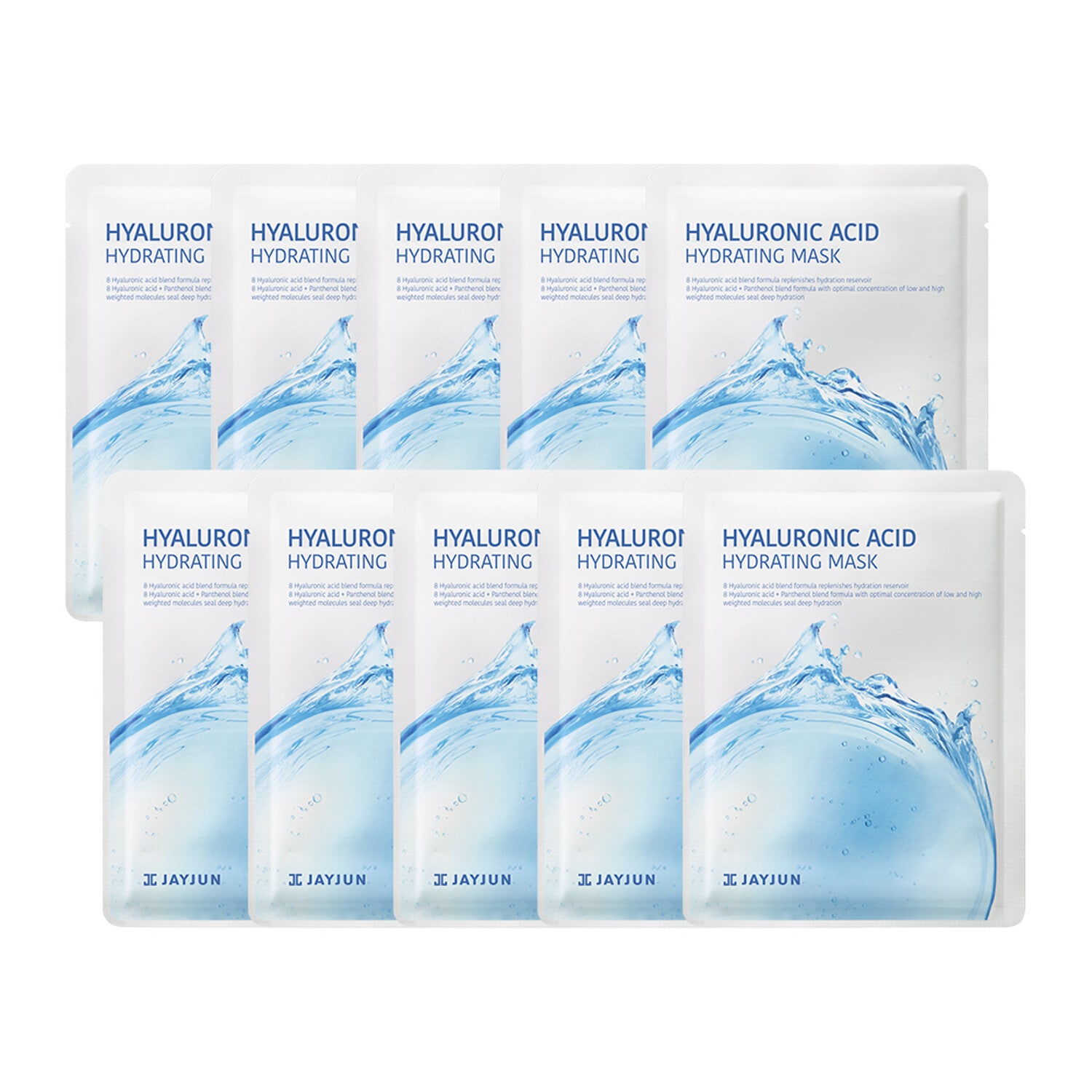 JAYJUN Hyaluronic Acid Hydrating Sheet Mask 10pcs